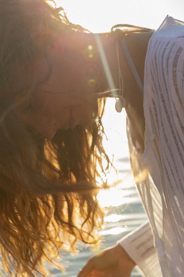 Sole Linen Cardigan White