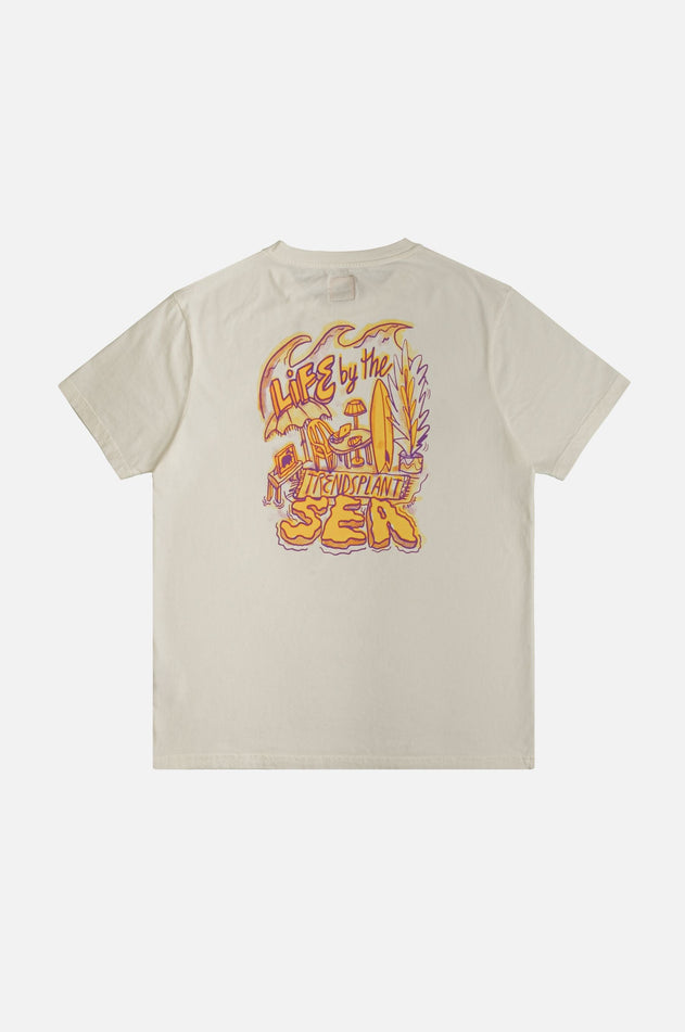 Men's Life by the Sea VII by P.Bueno Pigment T-Shirt Foam White