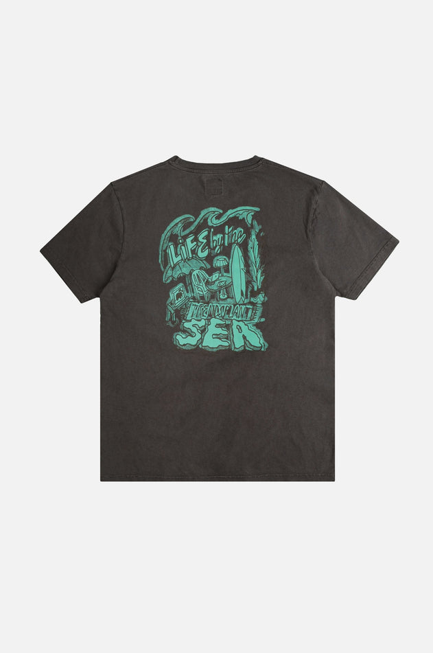 Men's Life by the Sea VII by P.Bueno Pigment T-Shirt Magnet Grey