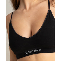 Clotsy Brand Bralette Black