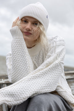 Rotondo Merino Hat White