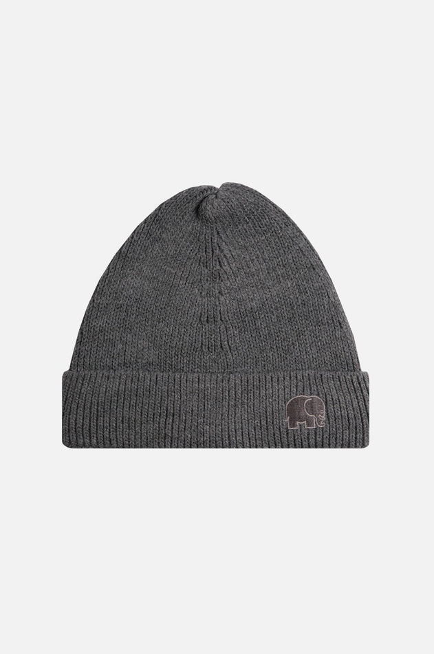 Safor Rib Knit Beanie Heather Grey