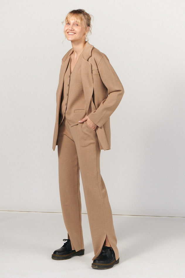 Ora Merino Pants Beige