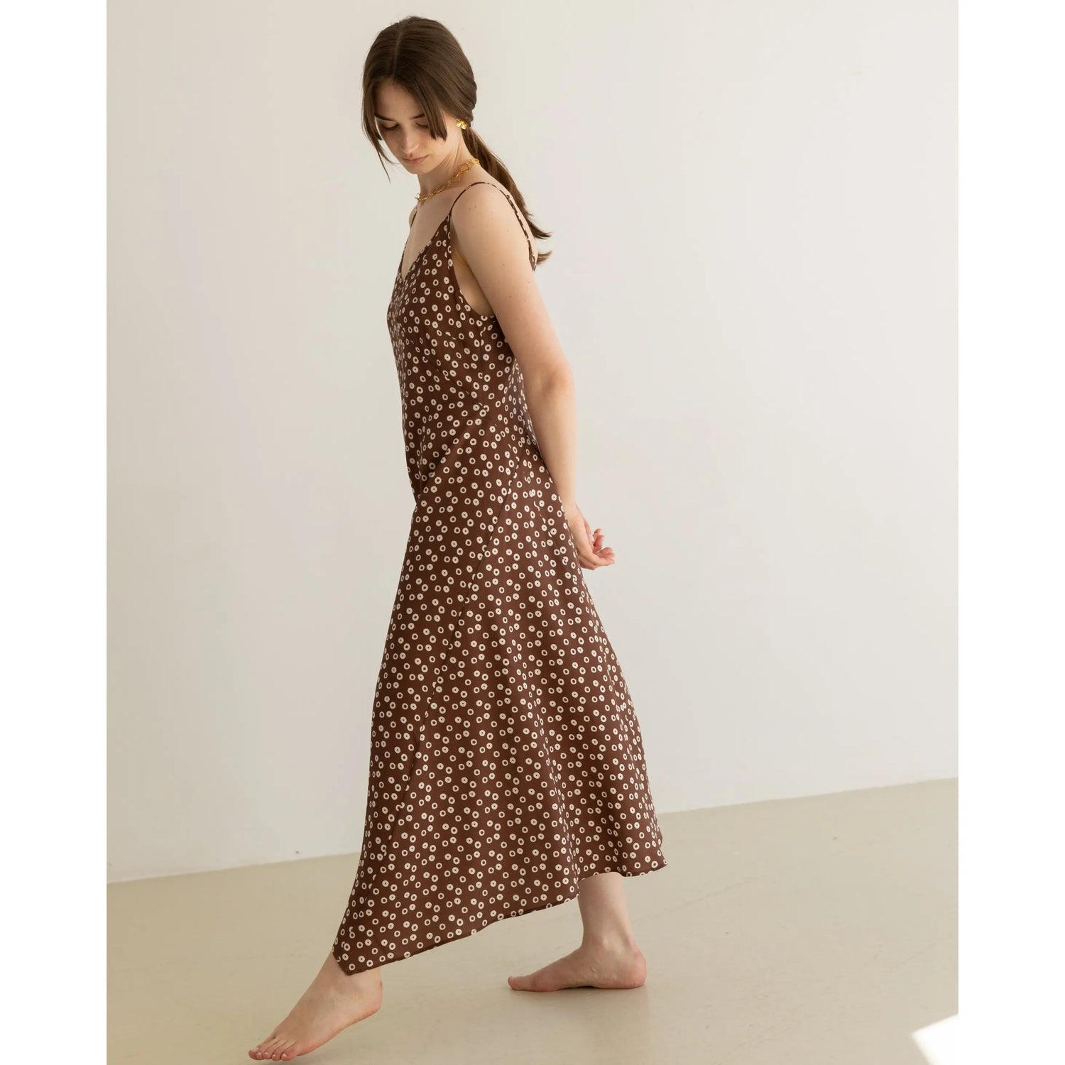 Famara Bubble Mekko Ruskea