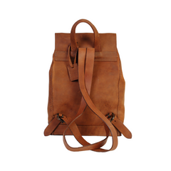 Leather Backpack Mod 103 Heritage Brown