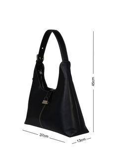 The Caviar Leather Bag Black