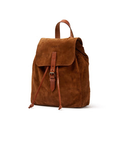 Leather Backpack Venice Collection Brown