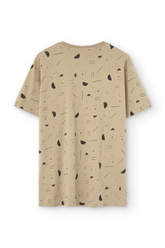 Men's George T-Shirt Sidereal Rain Beige