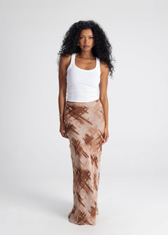 Perla Twisted Front Top Earth