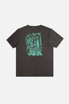 Life by the Sea VII by P.Bueno Pigment T-Shirt Magnet Grey
