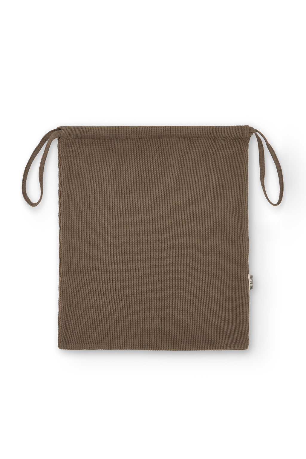 Multipurpose Waffle Pouch Bag Brown