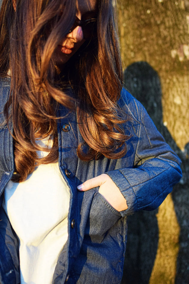Lottie Jacket Midwash Blue