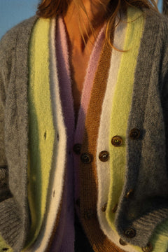 Melody Mohair Cardigan Limone