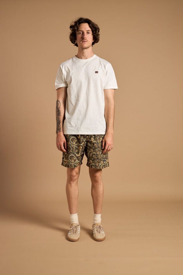 Forest Paisley SEAQUAL®YARN Swim Trunks