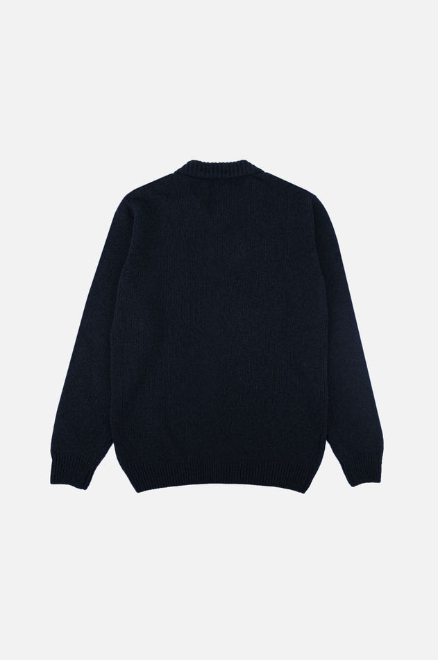 Bernia Quarter Zip Knit Ocean Blue