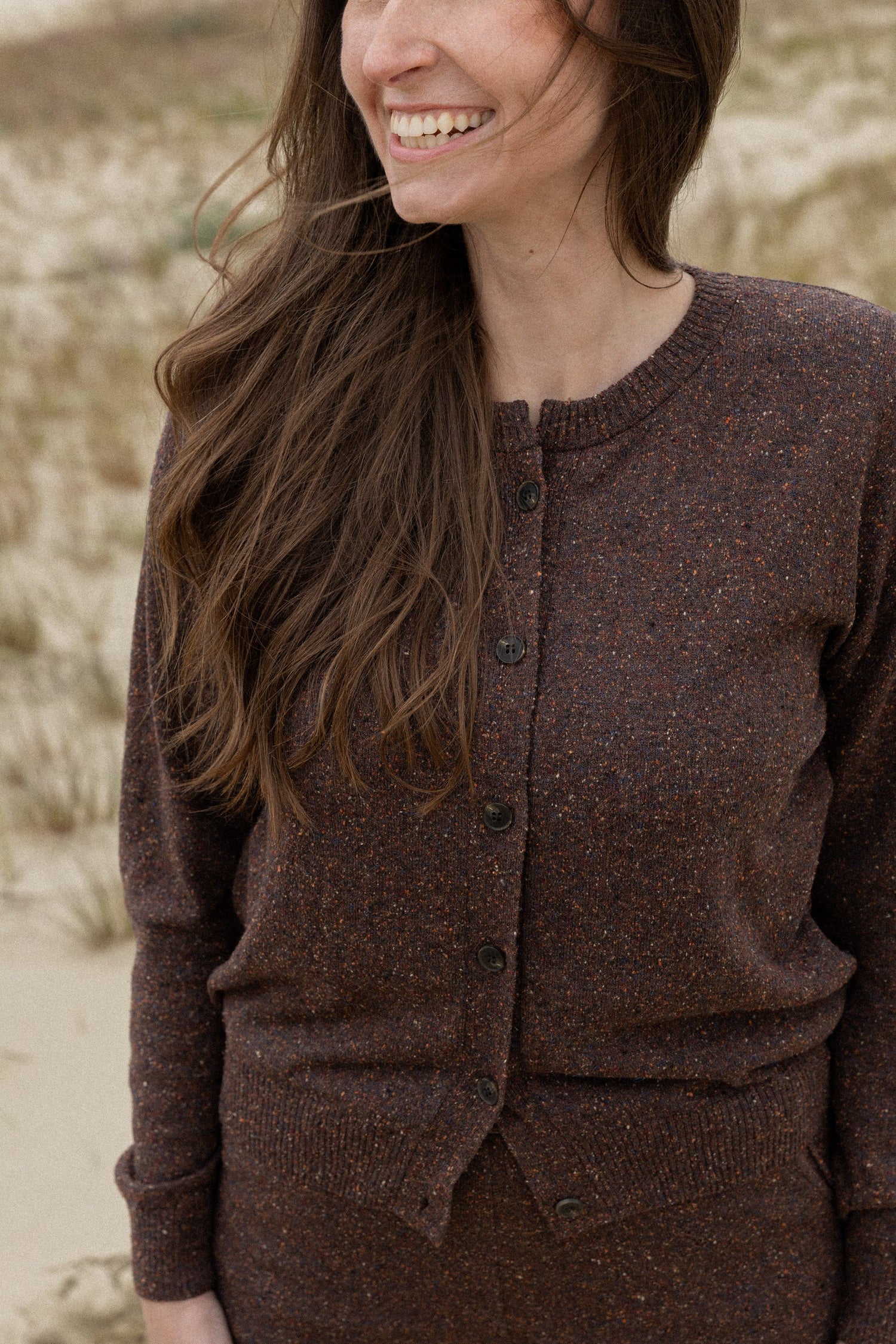 Sabbia Cardigan Chocolate