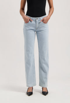 Carry Mid Straight Jeans Light Stone