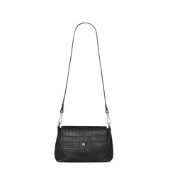 Mini Flap Bag No. 802 Croco Black