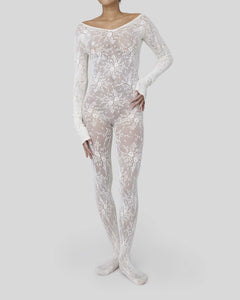 Rosa Lace Bodysuit Ivory