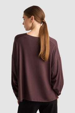 Genna Top Auburn Brown