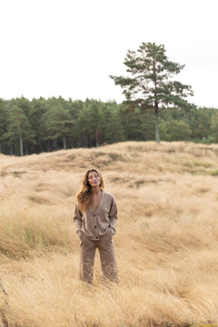 Bene Merino Cardigan Beige