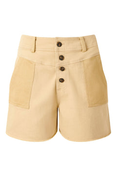 Desert Organic Cotton Shorts Dark Sand