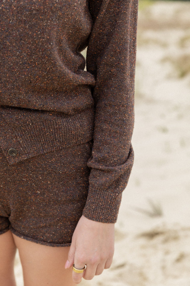 Sabbia Cardigan Chocolate