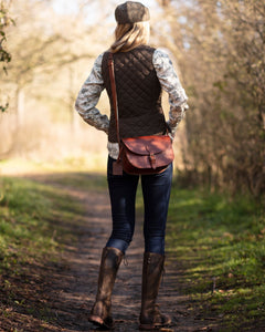 Leather Bag Princeton Collection Dark Brown