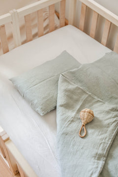 Linen Baby Bedding Mustard