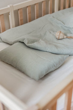 Linen Baby Bedding Mustard