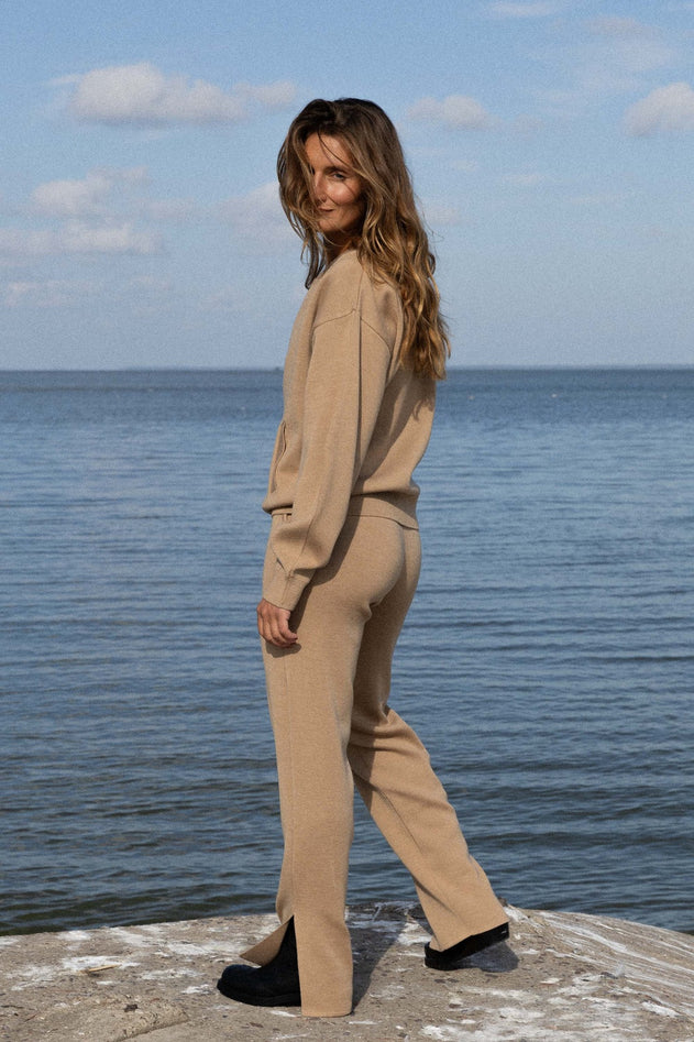 Ora Merino Pants Beige