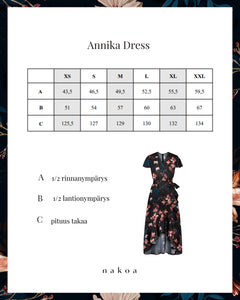 Annika Dress Versailles Blue