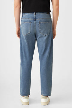 Rise Relaxed Tapered Basic Jeans Vintage Blue