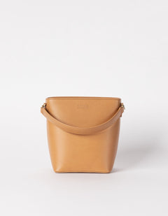 Bobbi Midi Bucket-laukku Cognac, Vegan Uppeal™
