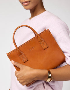 Jackie Midi Laukku Cognac