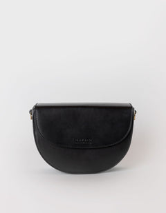 Ava Black Classic Leather Bag