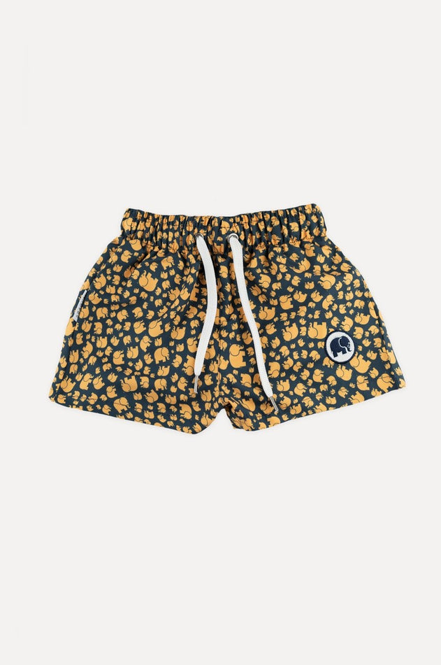 Kids' Manada Swim Shorts Blue/Yellow