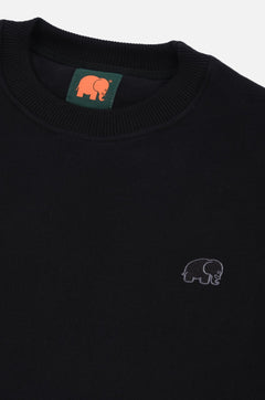 Organic Essential Sweater Black