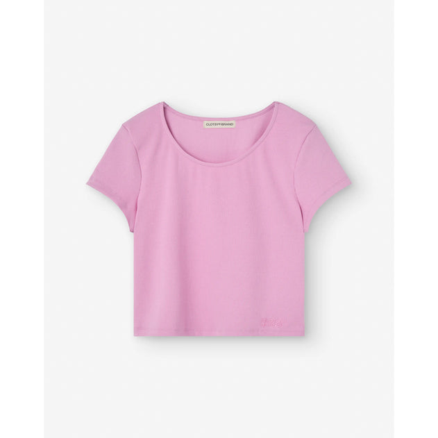 Clotsy Brand T-Shirt Pink