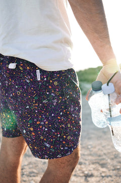Men's Dogtown Swim Shorts Purple