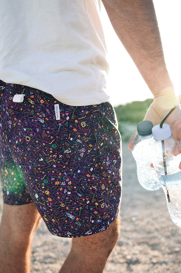 Men's Dogtown Swim Shorts Purple