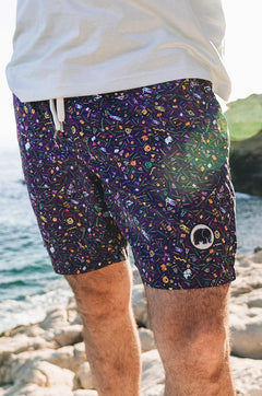 Men's Dogtown Swim Shorts Purple
