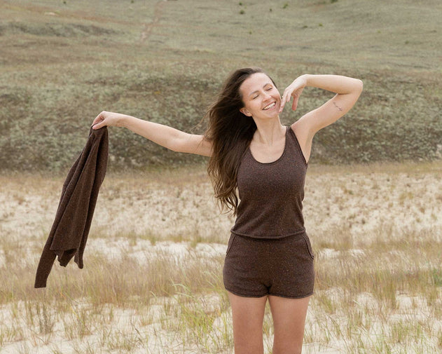 Sabbia Tank Top Chocolate