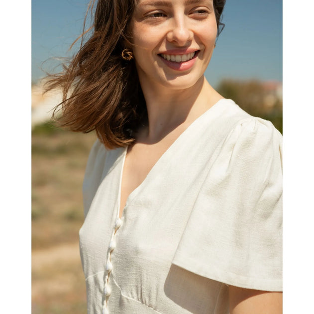 Macarella Dress White