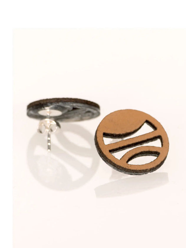 Terra Mini Earrings Brown
