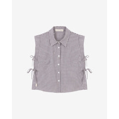 Sabia Top Black Gingham