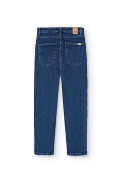 Gueda Momfit Denim Trousers Vintage Blue