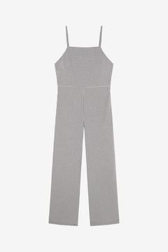 Aura Jumpsuit Black Gingham