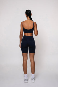 Bliss Push-Up Biker Shorts Navy