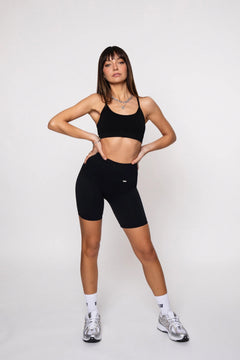 Bliss Push-Up Biker Shorts Black